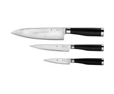 WMF 1884609990 Yari - Set di 3 coltelli, Lame da 20, 15 e 9 cm