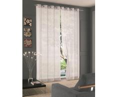 Home Collection GOA115 Tenda Goa, Poliestere, Bianco, 140x290 cm