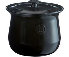 Emile Henry, pentola in Ceramica, Ceramica, Carboncino, 22.5 x 22.5 x 21.5 cm