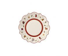 Villeroy & Boch Toys Delight Piatto da Pane, Rotondo, Porcellana, Bianco/Multicolore, 17x17x0.1 cm