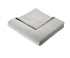 biederlack Orion Cotton Coperta, Misto Cotone, Argento, Matrimoniale King Size, 240x220x1 cm
