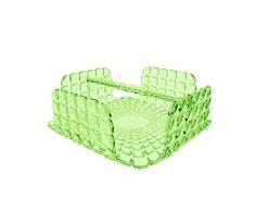 Guzzini Portatovaglioli Tiffany, Menta, 20 x 20 x h7.3 cm