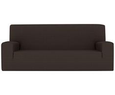 Eiffel Textile Lille - Custodia Divano 4 Posti 190 x 195 x 2 cm Marrone