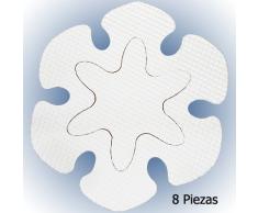 Brinox Antiscivolo Vasca Fiori 11.5x9.7x0.1 cm Bianco