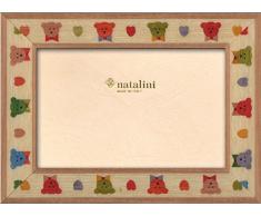 Natalini Orsetti Cornice Portafoto, Legno, Beige, 15 x 20 x 1.5 cm