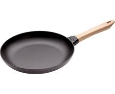 Staub 40511-953-0 Pans Padella in Ghisa con Manico Legno, 520 x 75 x 300