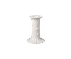 Villeroy & Boch Toyâs Delight Royal Classic Candeliere Portacandele con Motivo in Rilievo in Porcellana Premium, Bianco, 12 cm