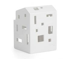 KÃ¤hler Urbania - Portalumini in Ceramica, 7 x 9,5 cm, Colore Bianco