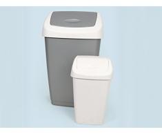 Tontarelli 2109616 Pattumiera Aurora Basculante lt50 Assortiti Spazzatura Riordino