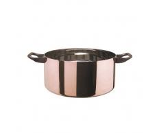 Alessi La Cintura di Orione Casseruola a Due Manici, Acciaio Inossidabile, Argento, 26 x 26 x 11.50 cm