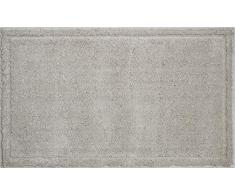 Grund TARANTO Badteppich 60x100 cm mineralgrau Tappetino da Bagno, 100% Poliestere MAGICSOFT, Grigio Minerale, 60 x 100 cm