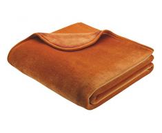 biederlack De Luxe Coperta, Poliestere, Cinnamon, A Una Piazza E Mezza, 150x200 cm