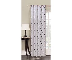 DecoKing Tenda con Occhielli, 140 x 245 cm, Witchcraft 1, 140x245