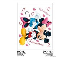 AG Design Dk 1753 Wall Sticker Disney-Autoadesivo, PVC, Multicolor, 45 x 65 cm