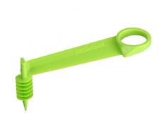 Fackelmann 48378Â Cetriolo affettatrice a Spirale in Verde, ABS, 10,8Â x 5Â x 3,7Â cm