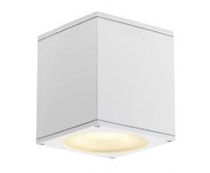 Soffitto Out plafoniera SLV Big Theo, quadrato, bianco, ES111, un massimo di 75 W 229.551