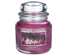 Village Candle 106316813 Palm Beach Vaso Medio, Rosa, 10.3 x 10.1 x 12.9 cm