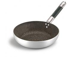 Pentole Agnelli ALSA111BINF24 Infinity Padella Svasata Alta, a Saltare, in Alluminio, con Manico Tubolare in Acciaio Inossidabile âCoolâ, 24 cm, Argento