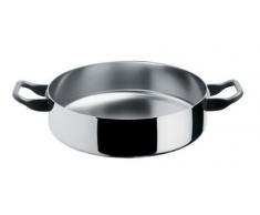Alessi 90102/28 T La Cintura di Orione Casseruola Bassa a Due Manici, Trilamina, Acciaio
