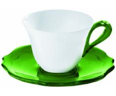 Guzzini 29160113 Set 6 Tazzine Caffe, con Piattino, Modello Belle Epoque