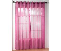 RIOMA Alejandra Tenda Voile, Tessuto, Rosa, 270Â x 140Â x 3Â cm