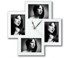 Bergamo Orologio da Parete Bergamo, con 4 Cornici Foto 7x5 Photos