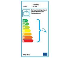 EGLO 94764 lampada a sospensione, Argento, glÃ¼hlampe