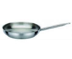 GSW 9752 Le Chef, Padella con Manico in Acciaio Inox, 24 cm