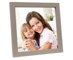 Deknudt Frames - Cornice portafoto in Legno, Colore: Tortora/Beige, Legno, Grigio, 20 x 28 cm