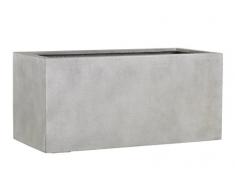 Emsa Esteras by 8519715777 Warm Concrete Naturalite Gillingham 77 Fioriera Rettangolare, Impermeabile