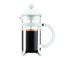 Bodum 1903 â 913 Java Caffettiera, 3 tazze, 0,35 l, mehrla Gig, Bianco, 7,5 x 13,5 x 18,9 cm