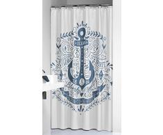 Sealskin Anchor Tenda Doccia, Poliestere, Blu, 180Â x 200 cm