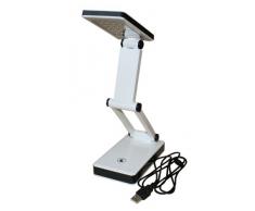 Foxy 407267 - Lampada da scrivania a LED con interfaccia USB o funzionamento a batteria, 24 LED, 3 livelli di luminositÃ