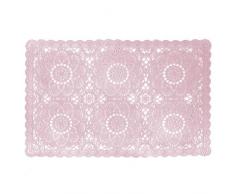 NUANCES DU MONDE Dentelia Tovaglietta in PVC, motivo: Rose, colore: rosa, 30 x 45 cm