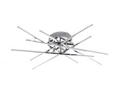 WOFI a plafoniera LED metallo 2.8Â W integrati 800Â x 120Â x 800Â cm, Cromo 9018.12.01.5000