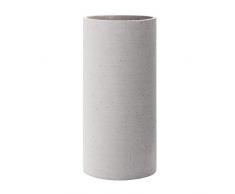 blomus Coluna Vaso, Cemento, Grigio Chiaro, H 29 cm, Ã 14 cm