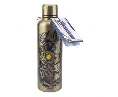 Paladone Avengers Endgame - Borraccia in Metallo | Borraccia in Acciaio Inox | 490 ml con Tappo a Vite | Design Coperchio a Prova di fuoriuscite | Perfetto per Scuola, Ufficio, Lavoro e allaperto