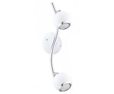 EGLO 31002 faretto Faretto dilluminazione da superficie Argento, Bianco GU10 LED A+