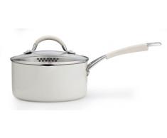 PRESTIGE Inspire - Pentolino con Coperchio, Diametro: 18 cm, Colore ostrica