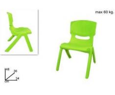 DUE ESSE Sedia per Bambini, Verde, Taglia Unica