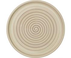 Villeroy & Boch Artesano Nature Beige Piatto da Pizza, 32 cm, Porcellana Premium, Beige