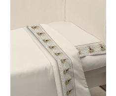 Ipersan Dis. Bunnies in Love Completo Lettino Bordo Fotografico Fine Art, 100% Cotone, Beige, 120x0.1x180 cm, 3 unitÃ 