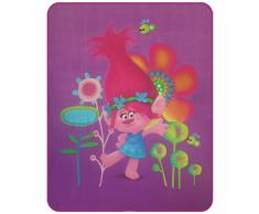 CTI 043696Â gnomi Poppy Plaid in Pile Poliestere Rosa 110Â x 140Â cm