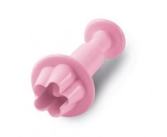 Guardini Voglia di Cake Design Set Tagliapasta con Espulsore Fiore, Rosa, 4 unitÃ