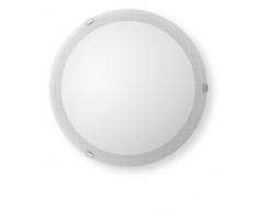 Philips Lighting Ballan Lampada da Parete, e/o Soffitto LED, Rombi, 10W, Diametro 26 cm, Bianco