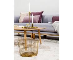 benuta Shaggy - Tappeto a Pelo Lungo Whisper per Camera da Letto e Soggiorno, Fibra Sintetica, Beige, 80 x 150 cm