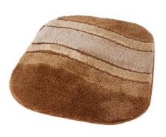 Kleine Wolke Tappeto da Bagno Serie Siesta, Poliacrilico, bambusbeige, 55 x 65 cm