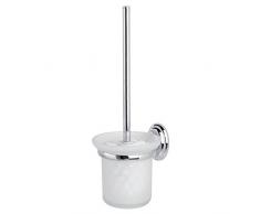 FERIDRAS Facile Portascopino, Cromo, 9.1x9.1x36 cm