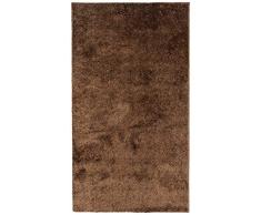 Dandy - 150 cm x 100 cm Tappeto Polipropilene dai Capelli Lunghi Notos Lavabile in Lavatrice Brown