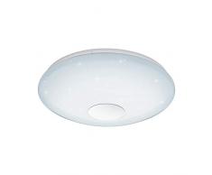 EGLO VOLTAGO 2 - Plafoniera in acciaio, 20 W, colore: bianco